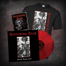 SCREAMING DEAD - Coloured Bundel - LP+Shirt+Patch