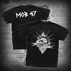 MOB 47 - Skull - T-Shirt,  Double Print, Fairtrade