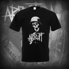 ABRUPT - Helmeted Skull - T-Shirt