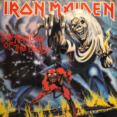 IRON MAIDEN - The Number Of The Beast - LP, Brasilian Edition