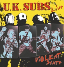 UK SUBS - Violent State - LP, Yellow Vinyl