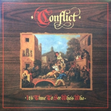 CONFLICT – It’s Time To See Who’s Who – LP, Orange Vinyl