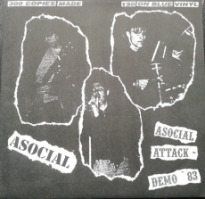 ASOCIAL - Asocial Attack - Demo 83 - 7 EP