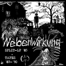 NEBENWIRKUNG ‎– Split LP 85 + Tapes 87-90  - LP