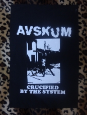AVSKUM - Crucified By The System - Cover