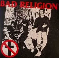 BAD RELIGION - Bad Religion (Public Service Comp Tracks 1981) - 7 EP, Black/White Vinyl