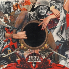 BUTCHER - Return To Nothingness - LP, Light Blue Marbled Vinyl