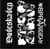 DODESKADEN / SPRÄNGD - Split EP - 7, Red Black Splattered Vinyl