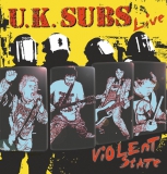 UK SUBS - Violent State - LP, Yellow Vinyl