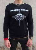 Deadly Reign - Logo, Skull / Sword - Longsleeve