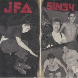 JFA / SIN 34 - Split EP - 7, Blue Vinyl